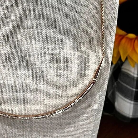 NWT Kendra ScottĀ Scottie Hi Low Adjustable Rose GoldāScottieāNecklaceā#KSNK - Picture 5 of 10